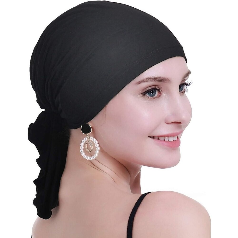 Chemo Headscarf for Women Hair Loss Slip On Cancer Turban Headwear Gift Pack
